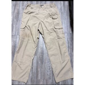 5.11 Tactical Pants Men's 34 x 36 Khaki Cargo Utility Outdoor Military Workwear